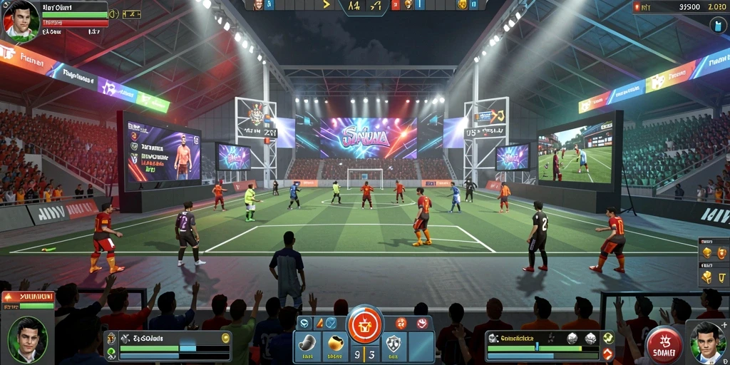 Tangkapan layar menunjukkan mode multiplayer yang seru.