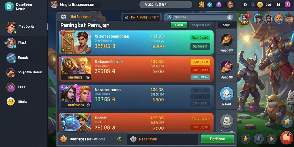 Berbagai misi menantang yang selalu diperbarui.