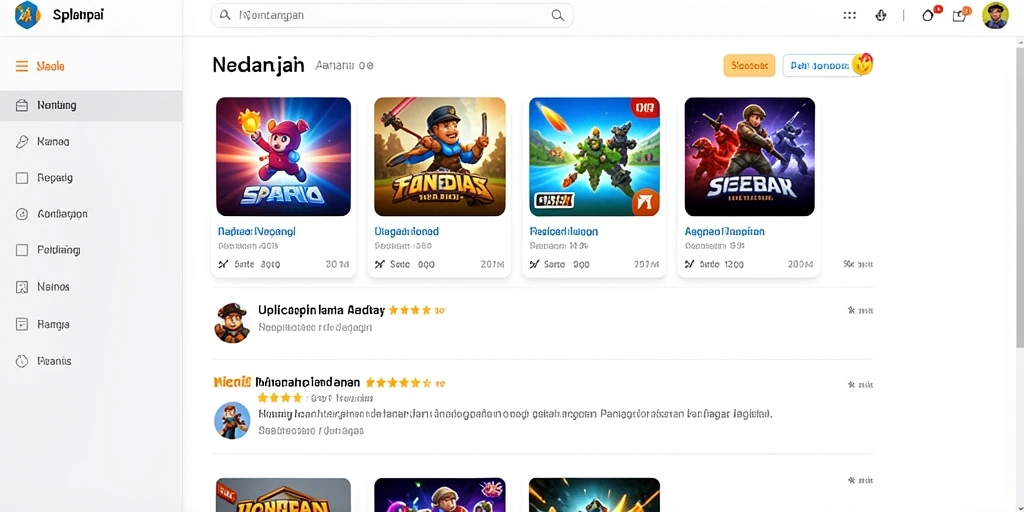 Fitur sosial untuk berinteraksi dengan teman dan pemain lain.
