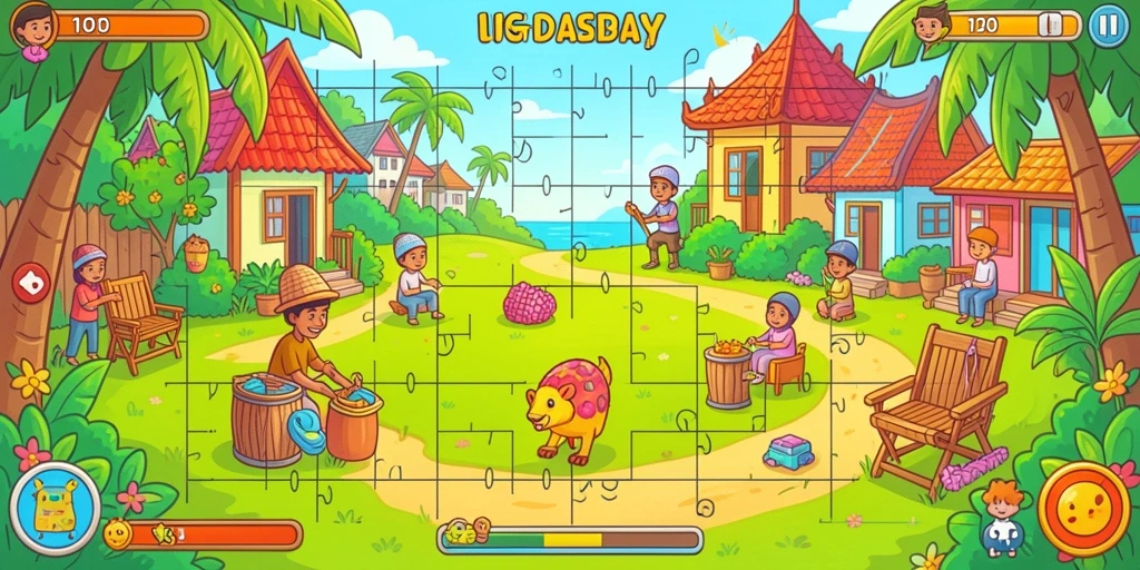 Tantangan level yang mengasyikkan dan beragam.