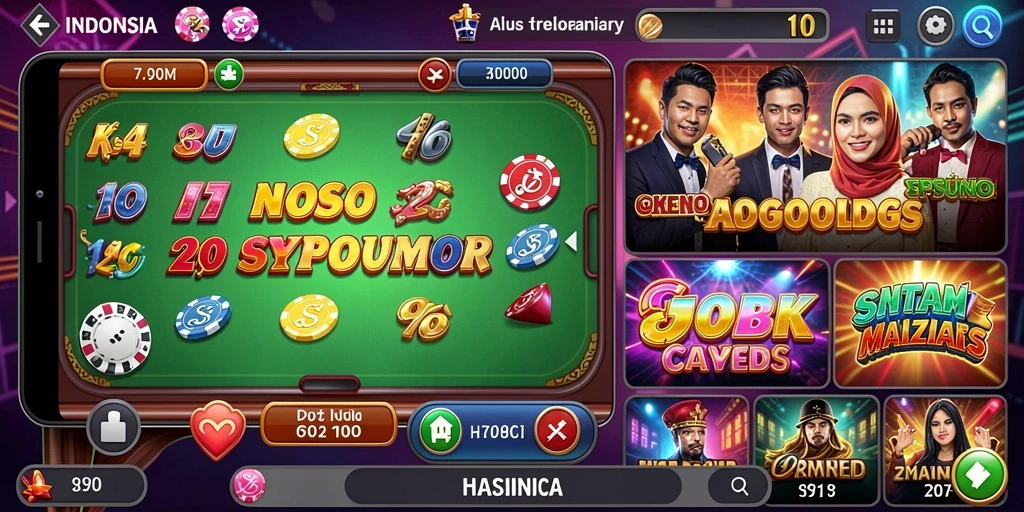 Sistem reward menarik yang memotivasi pemain.